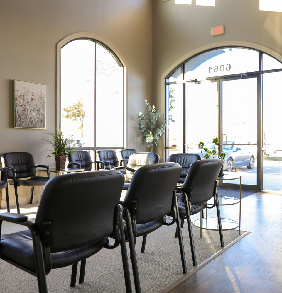inside look of the dental center facility lobby area